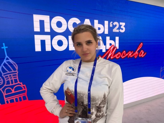 Волонтёр Победы из Тюмени стала соорганизатором Парада Победы в Москве